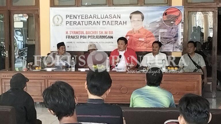 Aleg Syamsul Bachri Paparkan Perda Pesantren di Gegesik Cirebon