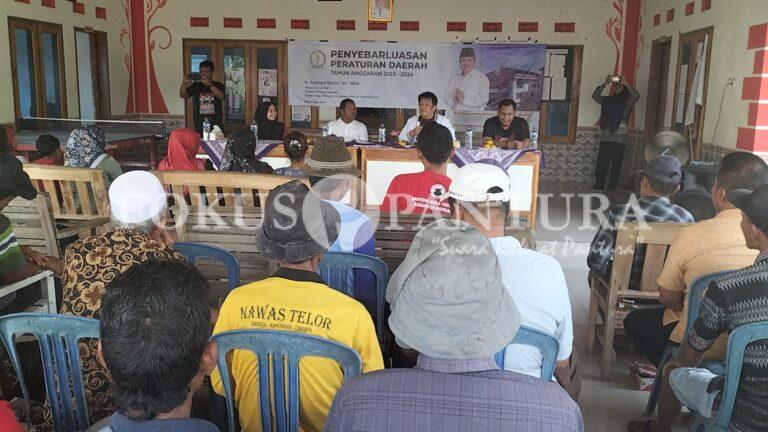 Syamsul Bachri Paparkan Perda Pesantren di Desa Krangkeng Indramayu